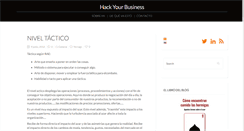 Desktop Screenshot of hackingyourbusiness.com